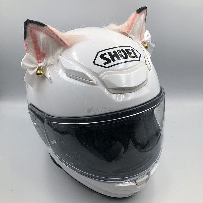 Motorcycle Helmets - Decoratieve motorhelm met hondenoren, universeel accessoire