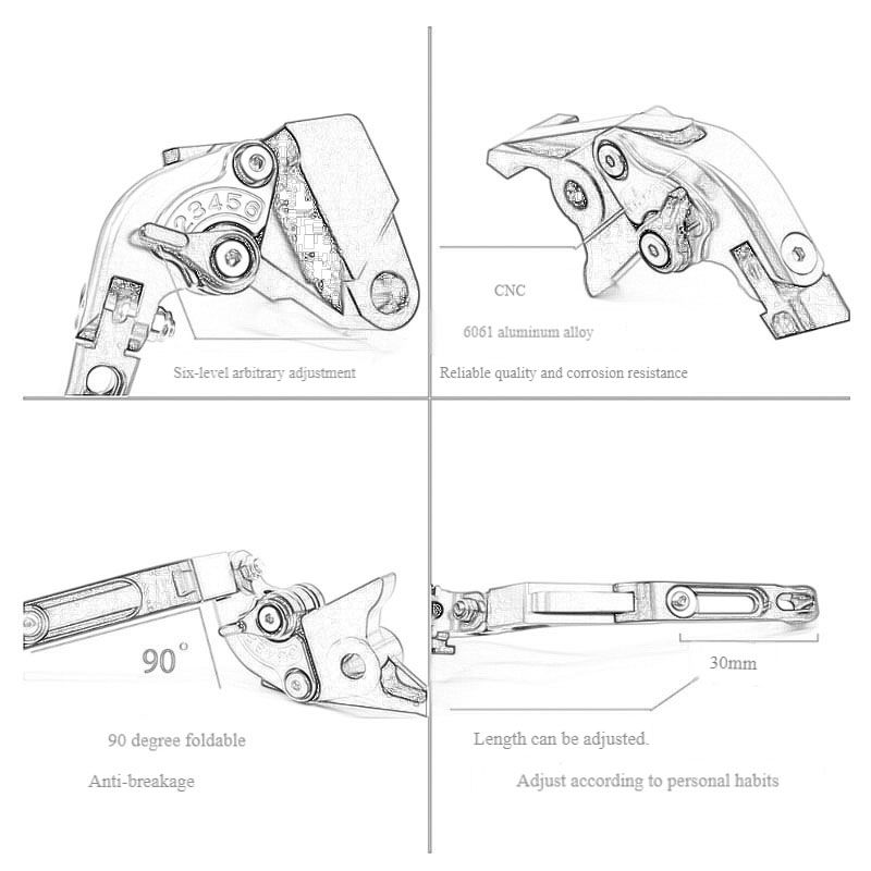 VOOR YAMAHA MT-09 MT09 MT mt 0 - Cnc Aluminum Adjustable Brake Clutch Levers recensie en prijs