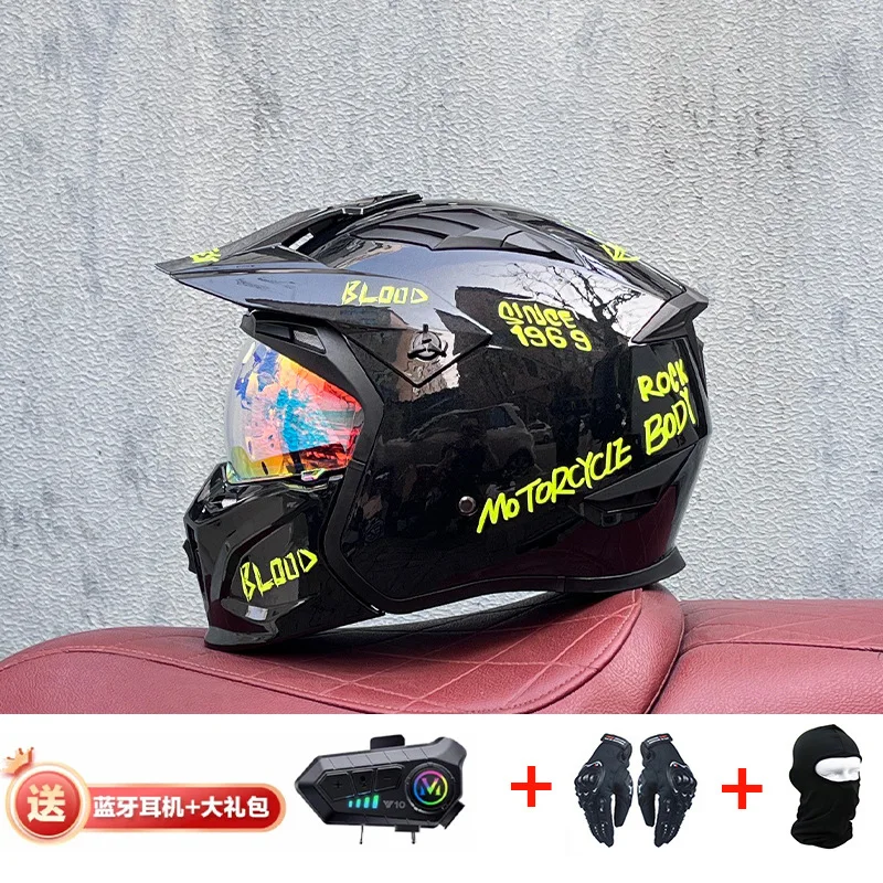 Orz Bluetooth-helm Off-road mo - Full Face Motorcycle Helmet With Bluetooth recensie en prijs