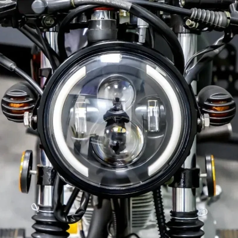 50W 7Inch 17,78cm LED Angel Ey - Universal Motorcycle Led Headlight Projector recensie en prijs