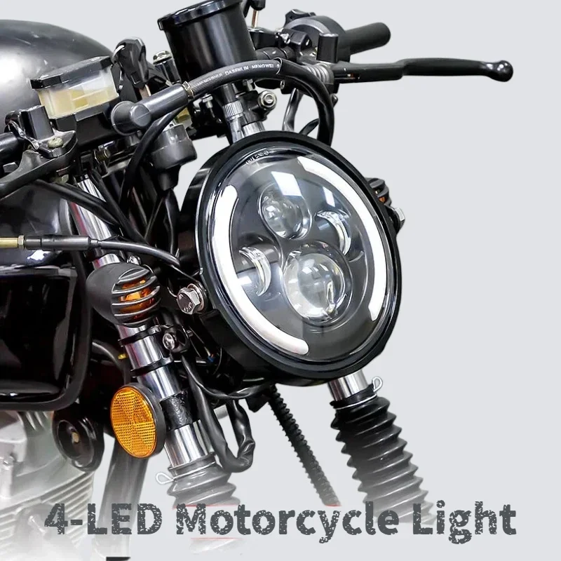 50W 7Inch 17,78cm LED Angel Ey - Universal Motorcycle Led Headlight Projector recensie en prijs
