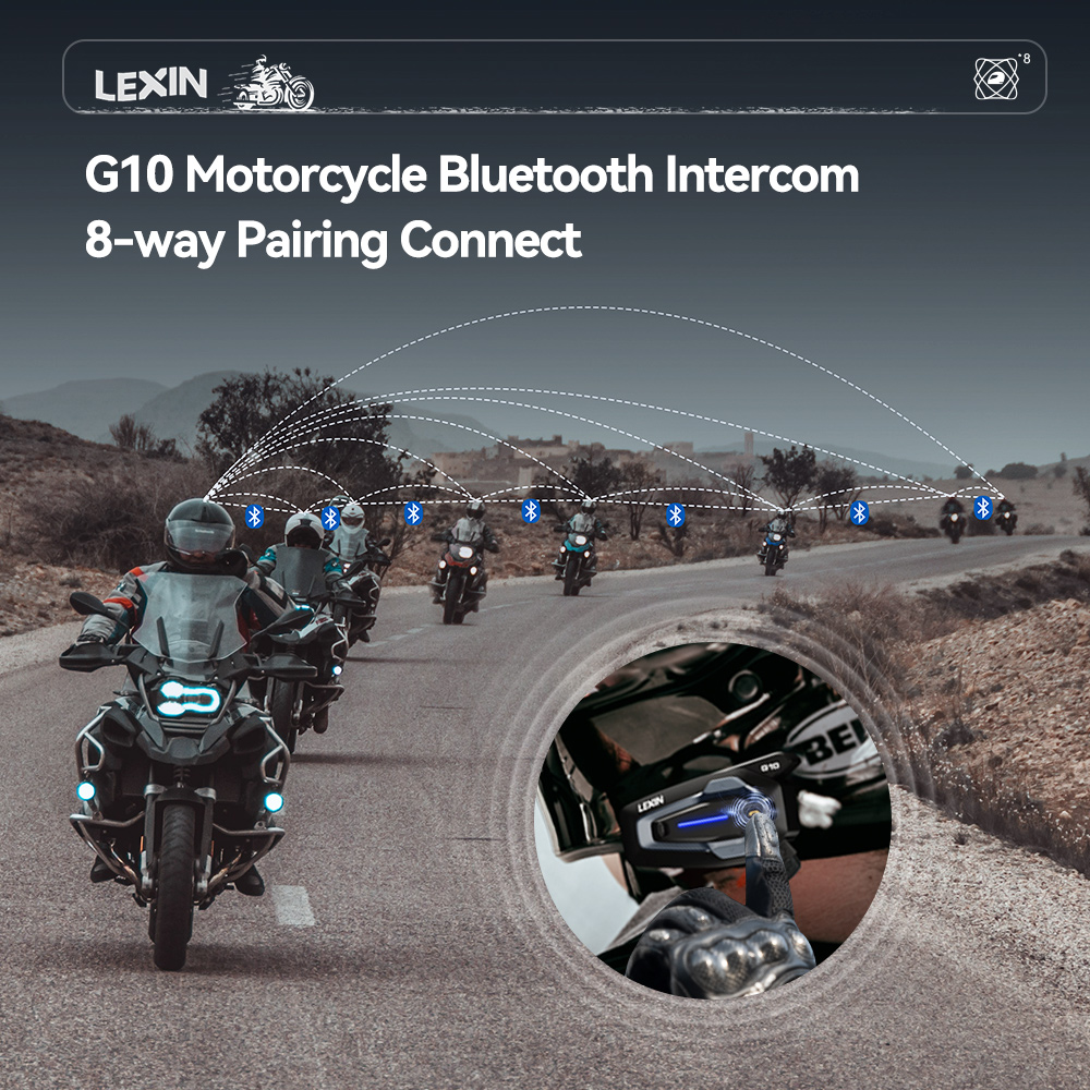 NEW-LEXIN G10 Motorhelm Interc - Full Face Motorcycle Helmet With Bluetooth recensie en prijs