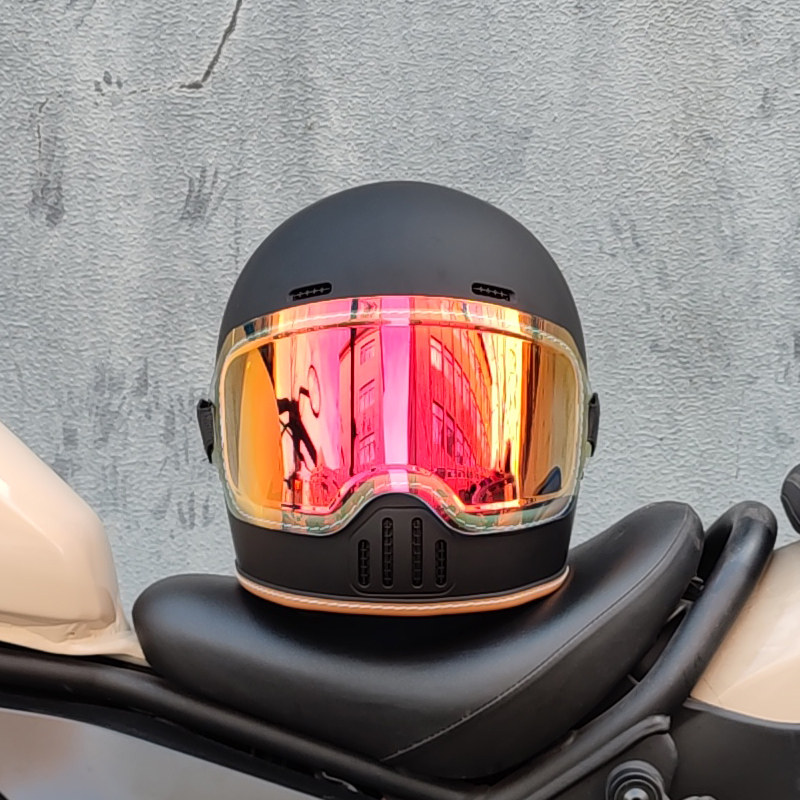 ORZ CE DOT goedgekeurde retro  - Full Face Motorcycle Helmet With Bluetooth recensie en prijs